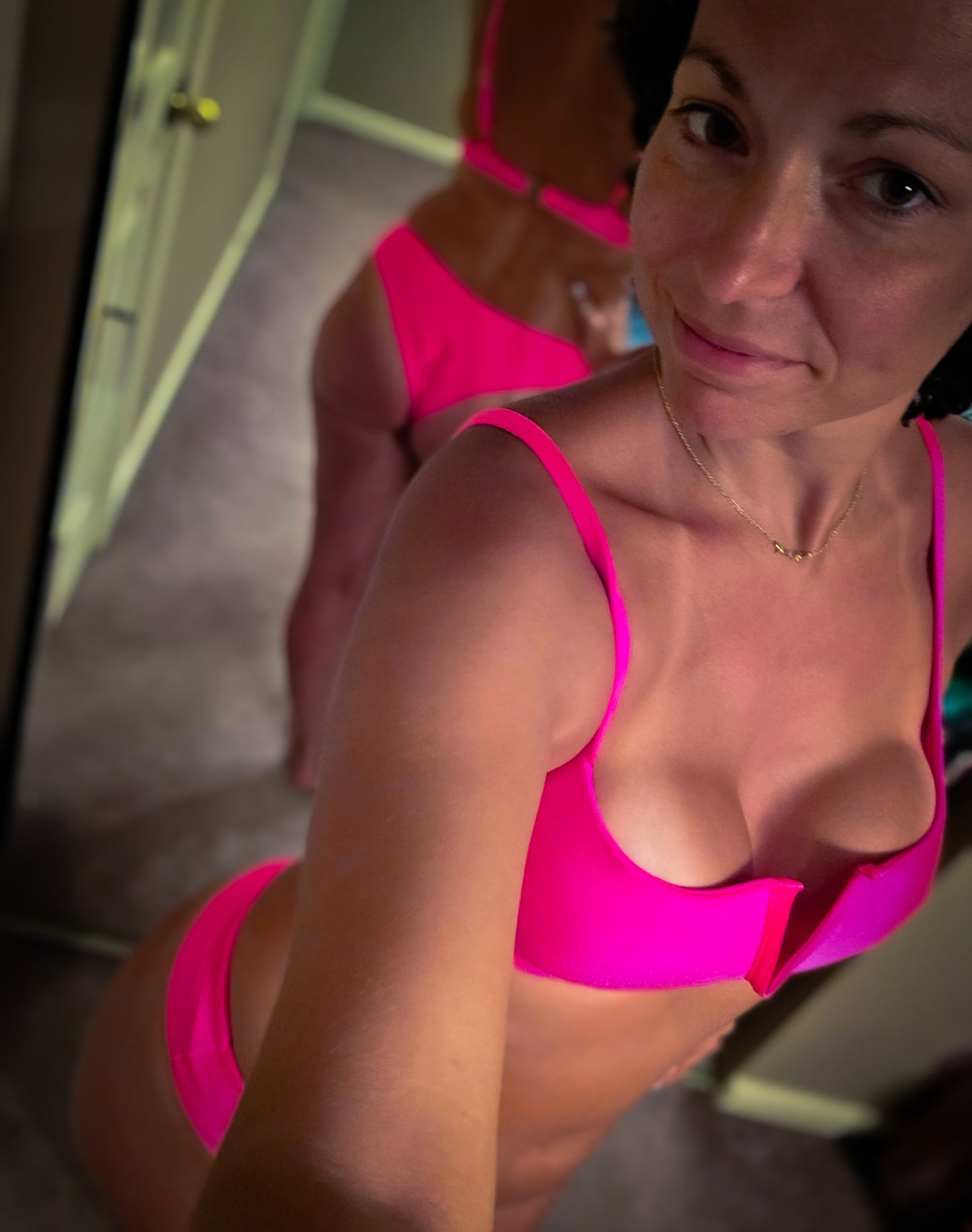 Flamingo Bikini Top