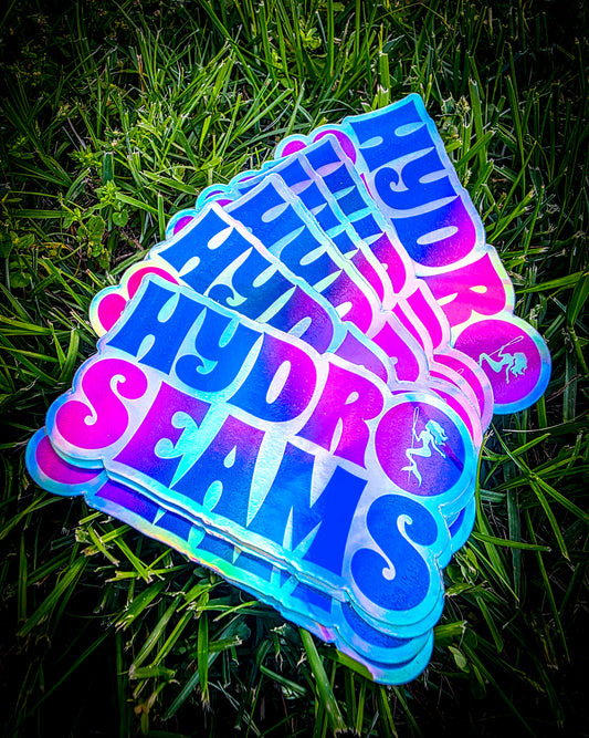 Holographic HydroSeams Sticker