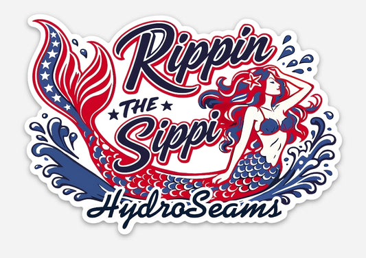 Rippin' the Sippi Event Stickers