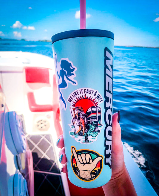 Fast & Wet Cooler Sticker