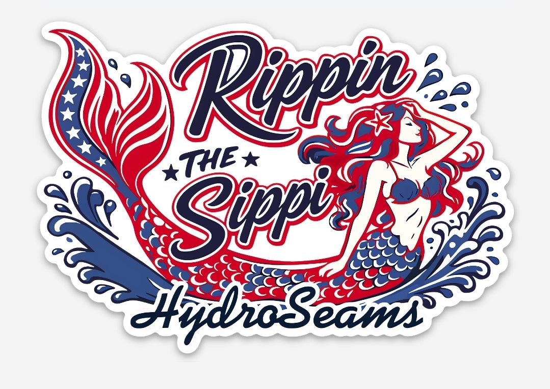 Rippin' the Sippi Event Stickers