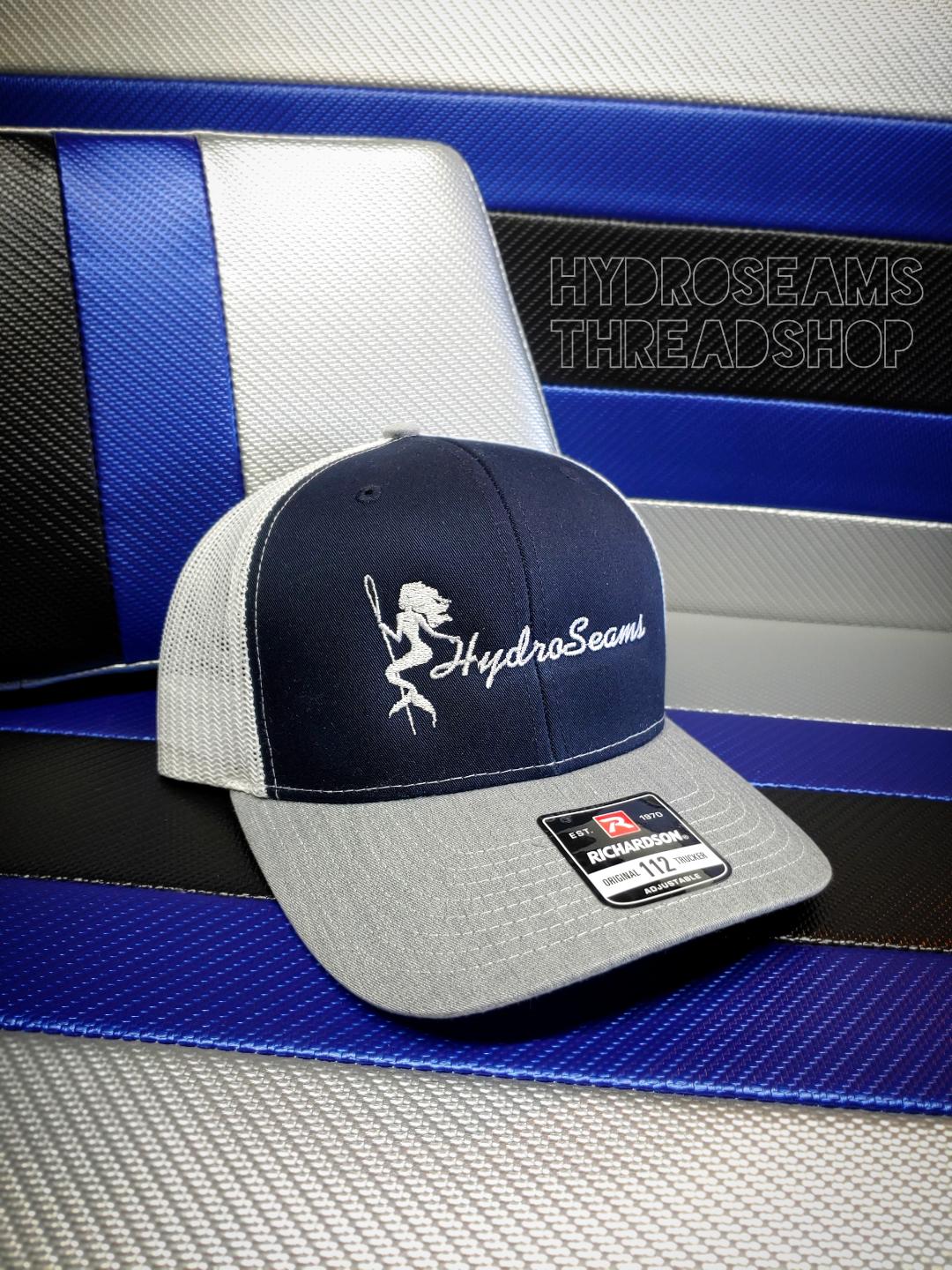 HydroSeams Hat - Navy/Heather Grey/ White